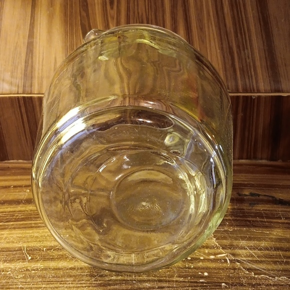 Vintage mcm glass gold trim pitcher - Picture 5 of 7